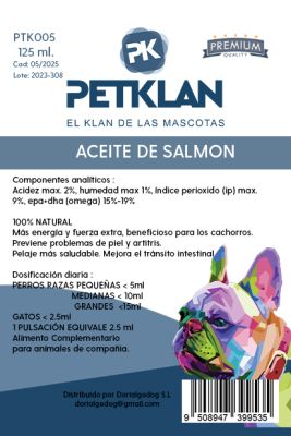 Aceite de Salmon Petklan