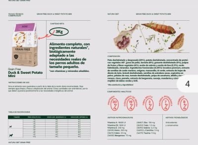 Natura diet Mini Grain Free Pato