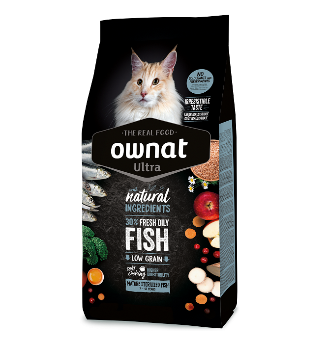 Ownat Ultra Mature sterilized Fish Gato