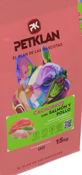 Petklan Cachorros ,Salmon y Pollo