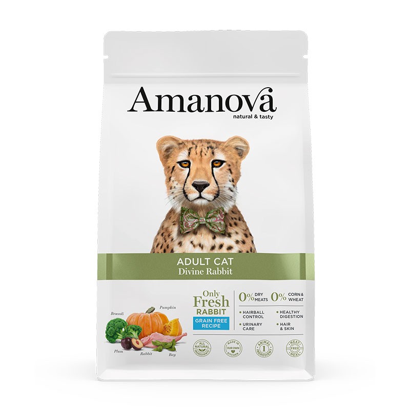Amanova Adult Cat  Divine Rabbit Calabaza