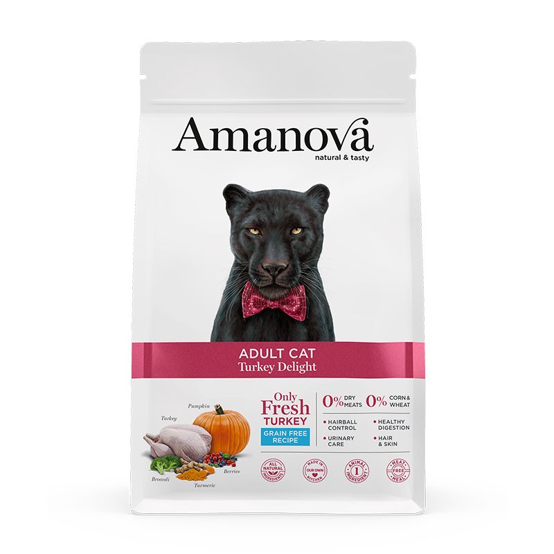 Amanova  Adult Cat Turkey Delight Calabaza