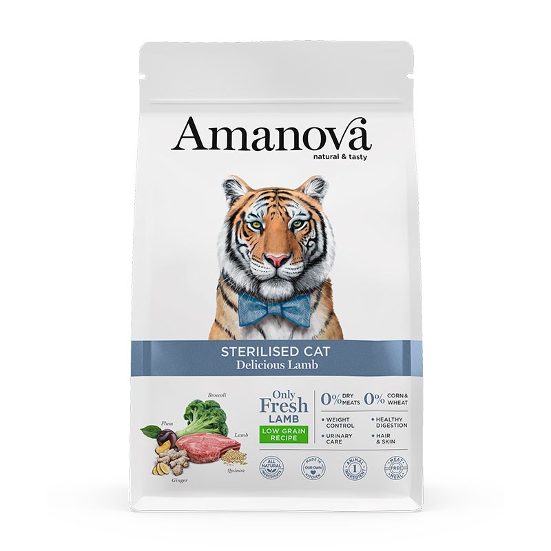 Amanova Sterilised Cat Delicious Lamb Quinoa