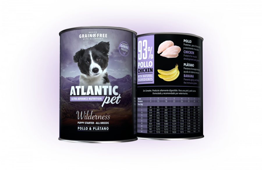 Atlantic Pet Humedo Wilderness Puppy Starte Monoproteico 
