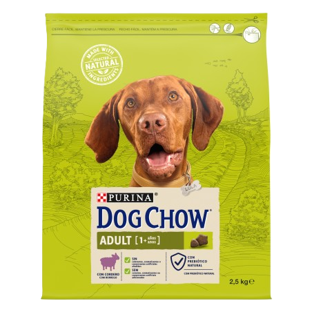 Dog chow 2.5 kilos cordero 