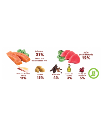 Petklan Grain Free Salmon y Atun