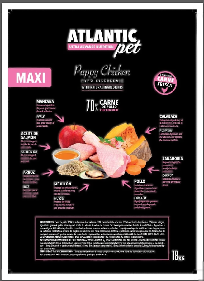 Atlantic Pet Receta Maxi Puppy 