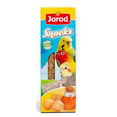 Snack Periquito, Ninfa y Agapornis de Huevo y Miel