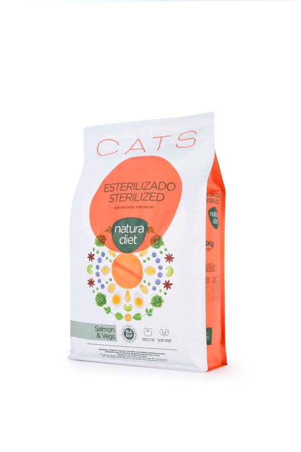 Natura diet gato esterilizado Salmon