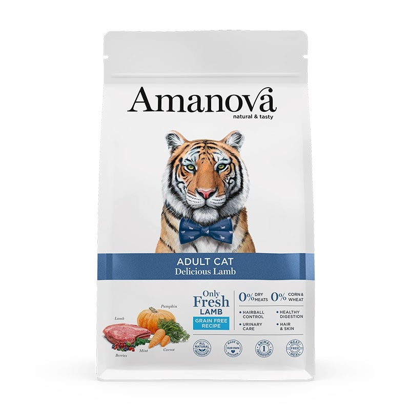 Amanova Adult Cat Delicious Lamb Calabaza 